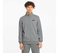 Felpa cerniera piccolo logo essentiel Grigio S Tinta unita