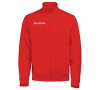 Givova Citta´ Full Zip Sweatshirt Rosso 3XL Uomo
