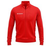 Givova Citta´ Full Zip Sweatshirt Rosso M Uomo