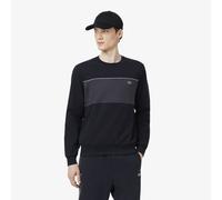 Felpa classic fit color-block Nero L Tinta unita