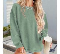 Felpa classica nera in velluto con collo a giro, vestibilità morbida, maniche lunghe, adatta per donne, autunno/inverno, laurea, insegnanti, ritorno a scuola L,M,S,XL,XSColore unicoPoliestere