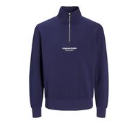 Felpa con 1/4 di cerniera Jack & Jones Vesterbro Bleu M