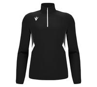 Felpa con 1/4 di zip Macron Piave Noir S