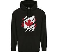 Felpa Con Bandiera Del Canada Uomo Canadian Day Football