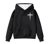 Felpa con cappuccio 2026 per bambini Meet at The Ocean Teen Girls Cute Preepy Graphic Felpe Top con tasche, Nero , 13-14 Years