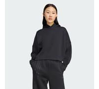 Felpa con cappuccio a 3 strisce Black L
