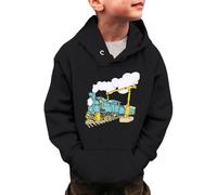 Felpa con Cappuccio a Maniche Lunghe per Ragazzi Felpe Basic Bambino Pullover Bimbo Cappotto Homewear Bambini Moda Adolescenti Invernale dai 3 ai 12 Anni