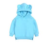 Felpa con Cappuccio a Maniche Lunghe per Ragazzi Leggera da Bambino Ultra Morbida Oversize Sweatshirt Calda Sportswear in Primavera E Autunno Bambini dai 3 ai 12 Anni