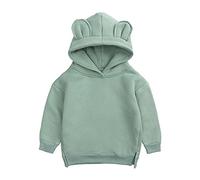 Felpa con Cappuccio a Maniche Lunghe per Ragazzi Leggera da Bambino Ultra Morbida Oversize Sweatshirt Calda Sportswear in Primavera E Autunno Bambini dai 3 ai 12 Anni