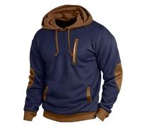 Felpa con cappuccio a nido d'ape da uomo felpe invernali per uomo toppe gomiti felpe con cappuccio a quadri a nido d'ape felpa con cappuccio con coulisse felpa con cappuccio a maniche lunghe pullover