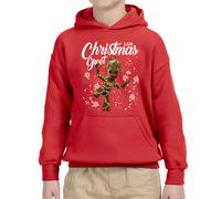 Felpa con cappuccio abbinata I Am Christmas Festive Happy Holidays...