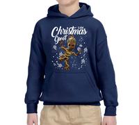 Felpa con cappuccio abbinata I Am Christmas Festive Happy Holidays...