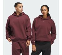 adidas Performance - Basketball - Felpa con cappuccio gender neutral in pile color rubino aurora / marrone-Rosso L