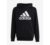 adidas Unisex - Bambini Big Logo Essentials Cotton Hoodie, Black/White, 7-8 Years