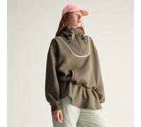 Felpa con cappuccio adidas by Stella McCartney Peplum Brown Moss 2XS