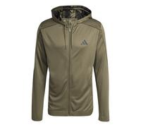 Adidas Train Essentials Seasonals Full Zip Sweatshirt Verde S Uomo