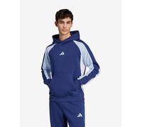 Felpa con cappuccio adidas Seasonal Essentials Colorblock blu scuro blu chiaro - S