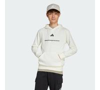 Felpa con cappuccio adidas Slogan Fleece Off White 15-16A