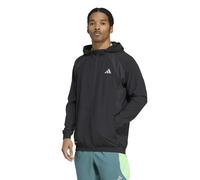 Adidas Giacca da allenamento Tech Apparel con zip intera tecnico nero/bianco Uomo XL