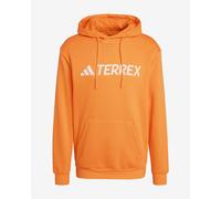 Felpa con cappuccio adidas Terrex Multi Large Logo arancione - XL