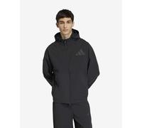 Felpa con cappuccio adidas Z.N.E. Full Zip nero puro - L