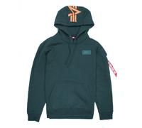 Felpa con cappuccio Alpha Industries Back Print Vert M