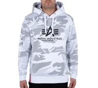 Felpa con cappuccio Alpha Industries Basic Camo Blanc 3XL