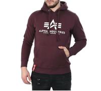 Felpa con cappuccio Alpha Industries Basic Marron M