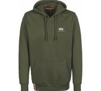 Felpa con cappuccio Alpha Industries Basic Small Logo Vert L
