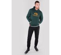 Felpa con cappuccio Alpha Industries Basic Vert M
