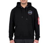 Felpa con cappuccio Alpha Industries Dark Side Noir M
