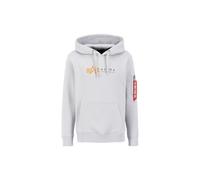 Alpha Industries Alpha Label Hoodie Taglia M - Grigio