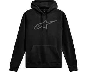 Felpa con cappuccio Alpinestars Ageless 3 nero-grigio M