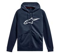 Felpa con cappuccio Alpinestars Ageless Zip 3 blu-bianca M