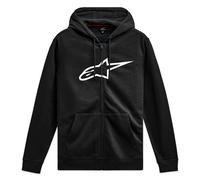 Alpinestars Ageless V3 Felpa con cappuccio e zip, nero-bianco, taglia M per maschi