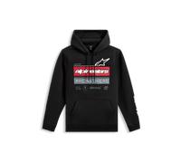 Felpa con Cappuccio Alpinestars Harken NeroL Nero