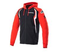 Felpa con cappuccio Alpinestars Honda rossa e nera 4XL