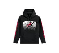 Alpinestars Obsessed, felpa con cappuccio XL male Nero/Bianco/Rosso