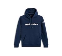 Alpinestars Race Wordmark Cappuccio con cappuccio, blu/bianco, Taglia L