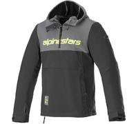 Felpa Con Cappuccio Alpinestars Sherpa - Grigio catrame/Nero/Giallo fluo 4208123