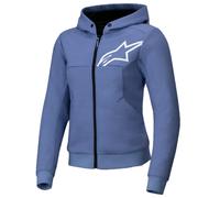 Felpa con cappuccio Alpinestars Stella Chrome V2 Sport blu viola bianco
