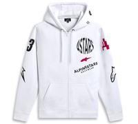 Felpa con cappuccio Alpinestars Varigate bianca M