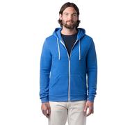 Felpa Con Cappuccio Alternative Apparel Unisex Adulto Rocky Eco-Fleece Con Zip
