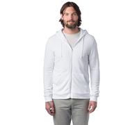 Felpa Con Cappuccio Alternative Apparel Unisex Adulto Rocky Eco-Fleece Con Zip