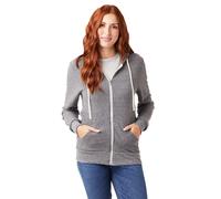 Felpa Con Cappuccio Alternative Apparel Unisex Adulto Rocky Eco-Fleece Con Zip