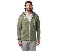 Felpa Con Cappuccio Alternative Apparel Unisex Adulto Rocky Eco-Fleece Con Zip