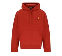 FELPA CON CAPPUCCIO AMERICAN SCRIPT OXIDE RED CARHARTT WIP M