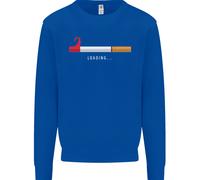 Felpa Con Cappuccio Anti Fumo Grim Reaper Smoker Give Up Uomo