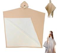 Felpa con cappuccio Arcane 2025, mantello con coperta, cappuccio con cappuccio mantello calmante, cappuccio con cappuccio mantello con coperta, felpa oversize a maniche lunghe, unisex(Apricot)