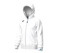 Felpa con cappuccio Arena Team Panel Bianco XS